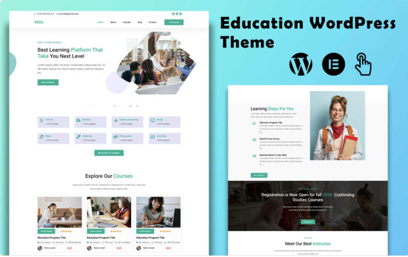 Xedu - Education WordPress Theme