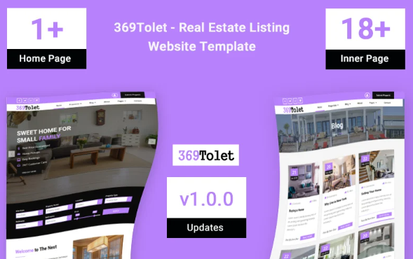 369Tolet – Real Estate Listing Website Template