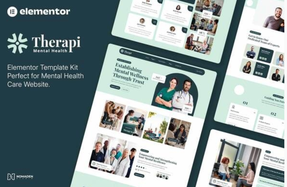 Therapi - Mental Health Care Elementor Template Kit
