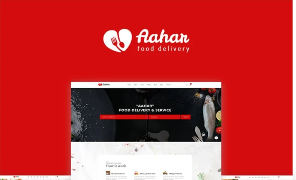 Aahar – Food Delivery Bootstrap5 Website Template