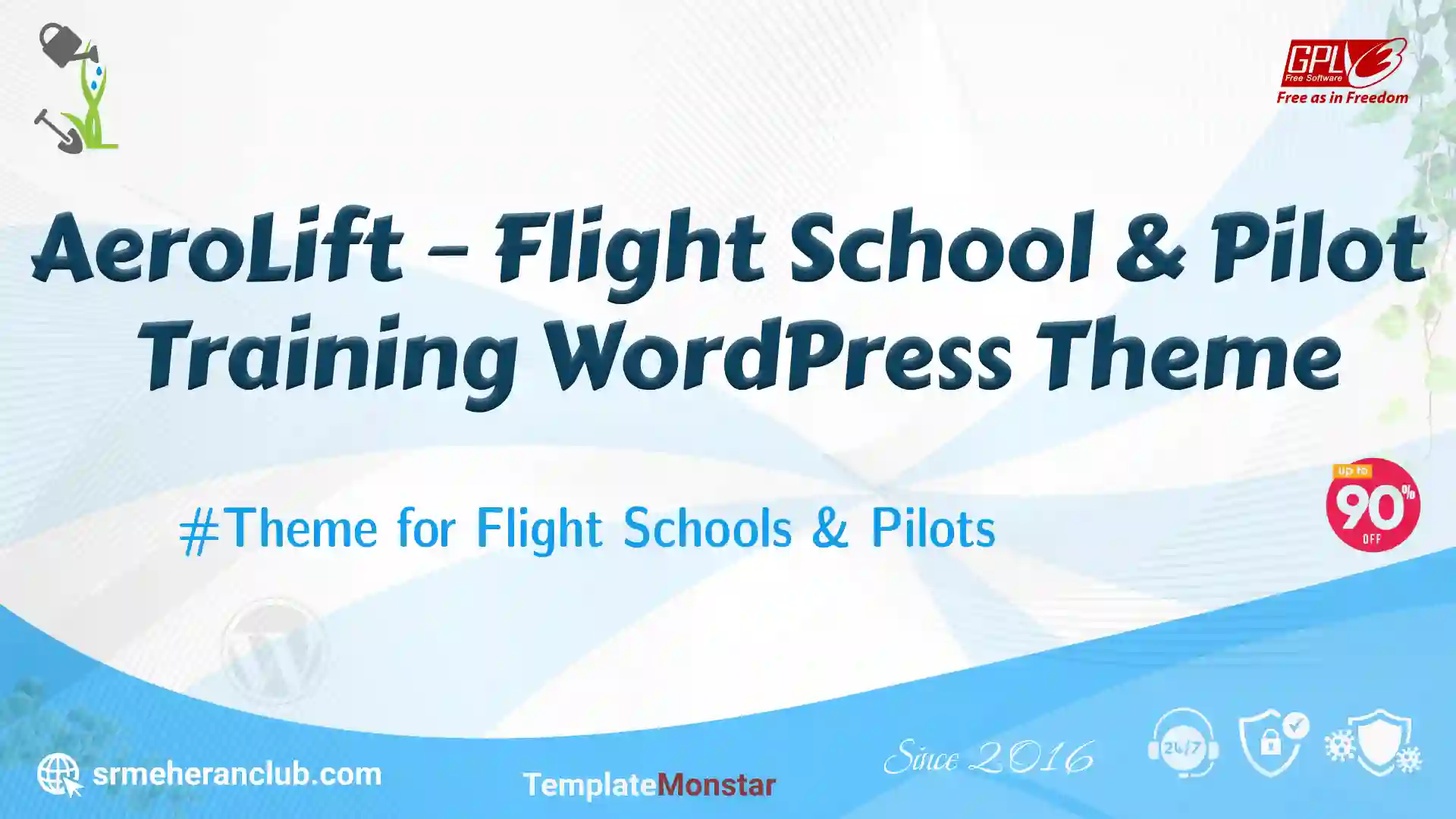 AeroLift – Flight School & Pilot Training WordPress Theme — Theme by Templatemonster