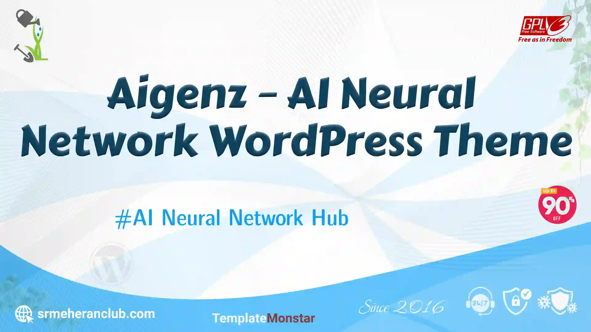 Aigenz – AI Neural Network WordPress Theme — Theme by Templatemonster