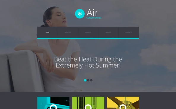 Air Conditioning Responsive Website Template