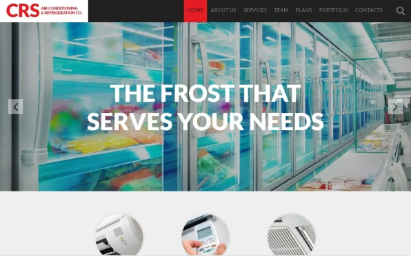 Air Conditioning Website Template — Template by Templatemonster