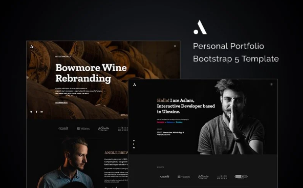 Andle – Personal Portfolio Bootstrap 5 Website Template — Template by Templatemonster