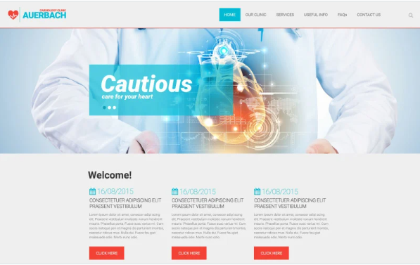 Auerbach Website Template