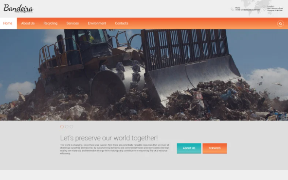 Bandeira Website Template
