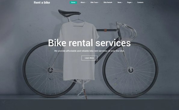 Bike Shop Website Template — Template by Templatemonster