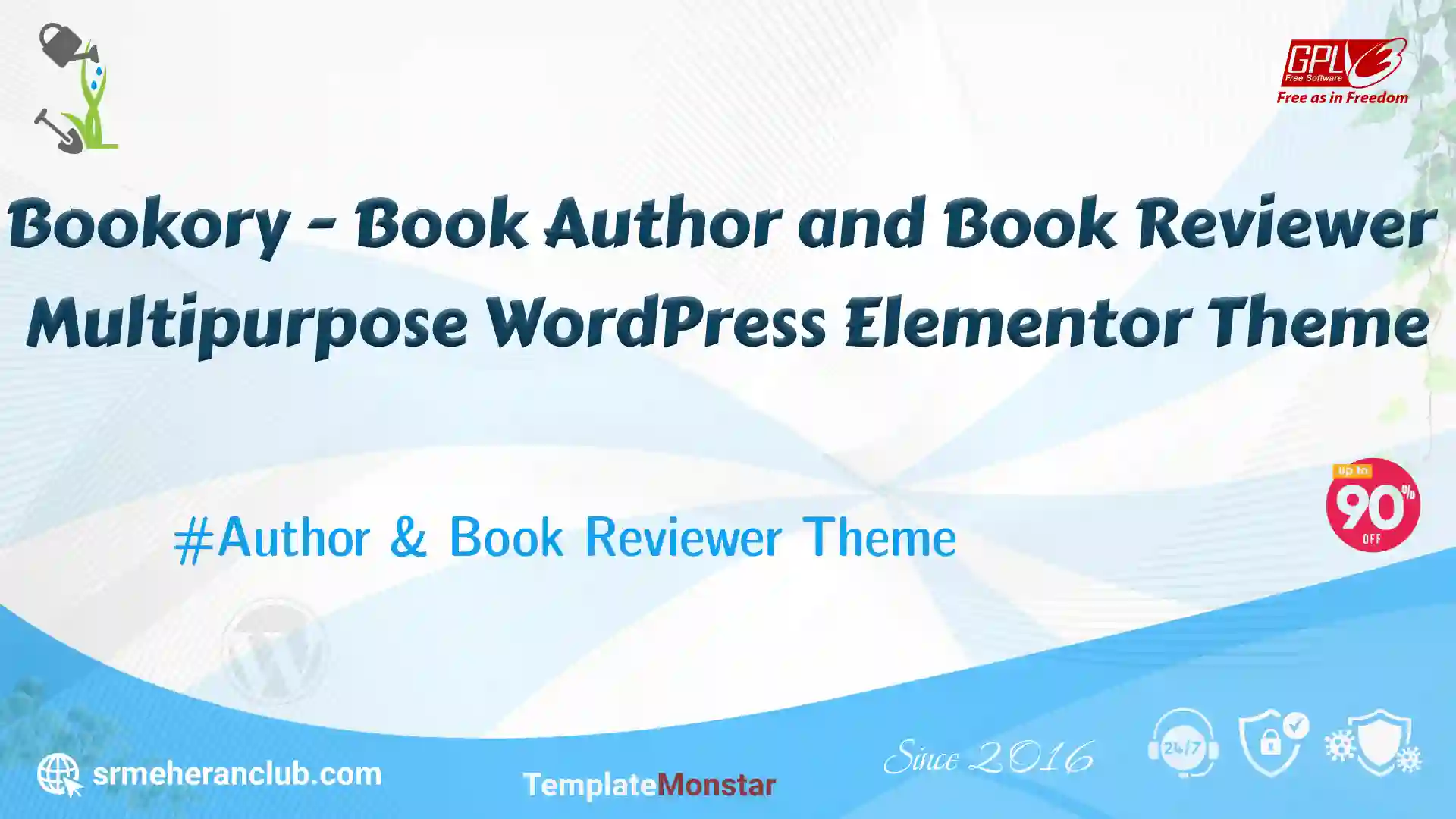 Bookory – Book Author and Book Reviewer Multipurpose WordPress Elementor Theme — Theme by Templatemonster