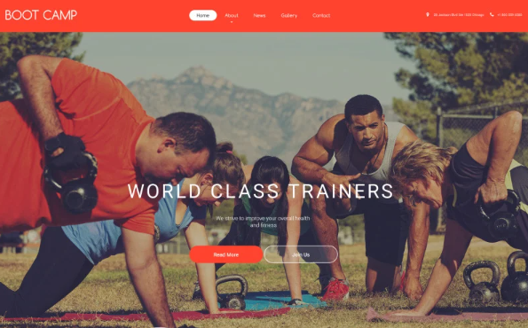 Boot Camp Website Template