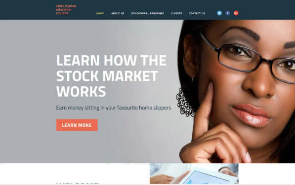 Business School Responsive Website Template — Template by Templatemonster