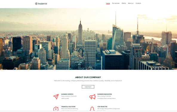 Business & Services Website Template