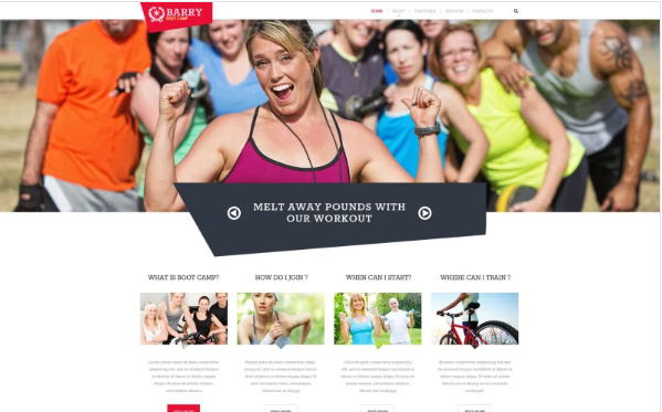 Camping Responsive Website Template