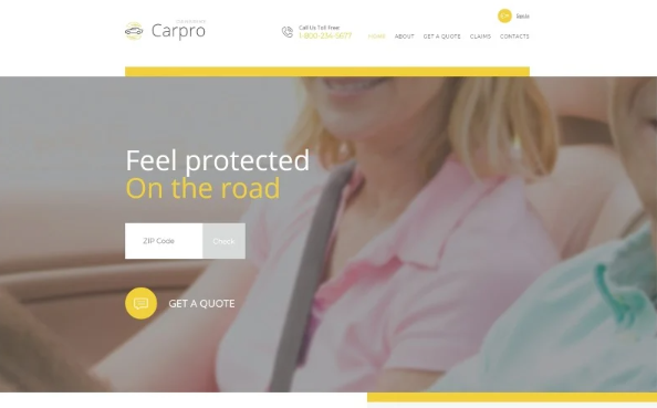 Carpro Website Template — Template by Templatemonster