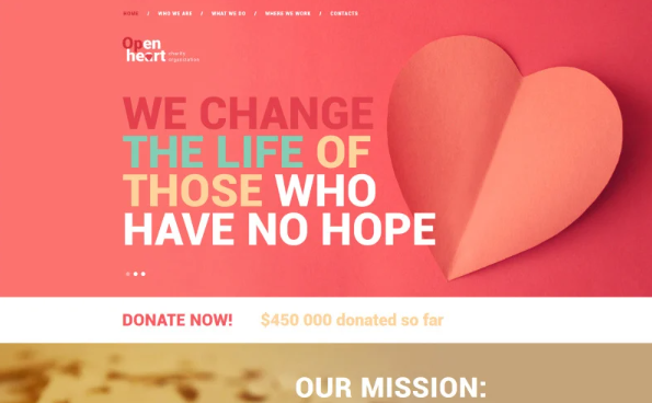Charity Responsive Website Template