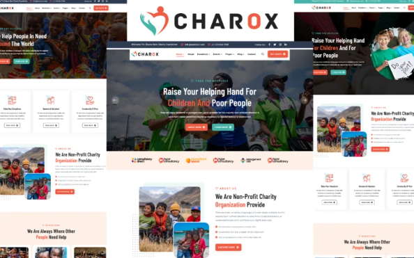 Charox – Charity And Donation HTML5 Template