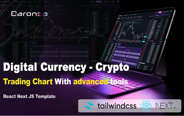 Chartsa – Crypto Trading Chart With Advanced Tools React Next JS and Tailwind Template — Template by Templatemonster