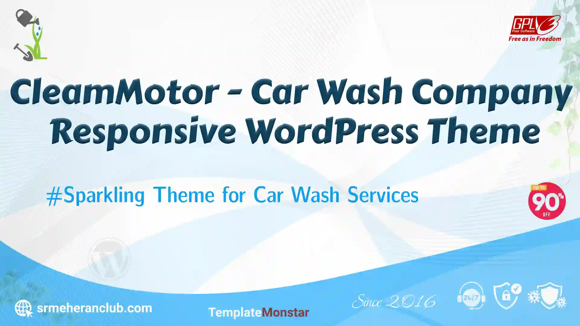 CleamMotor – Car Wash Company Responsive WordPress Theme — Theme by Templatemonster