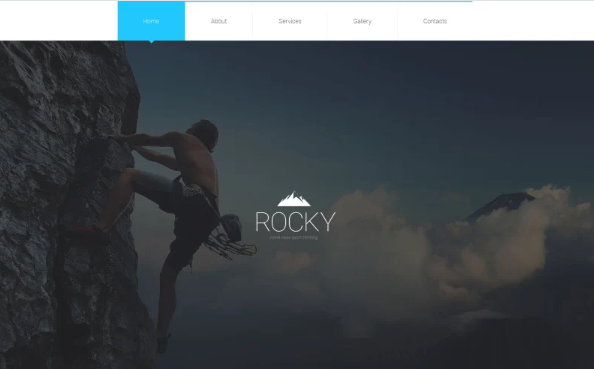 Climbing Responsive Website Template