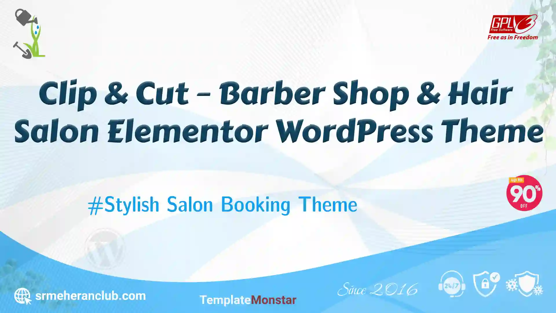 Clip & Cut – Barber Shop & Hair Salon Elementor WordPress Theme — Theme by Templatemonster