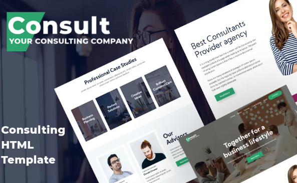 Consult – Consultation Firm Website Template — Template by Templatemonster