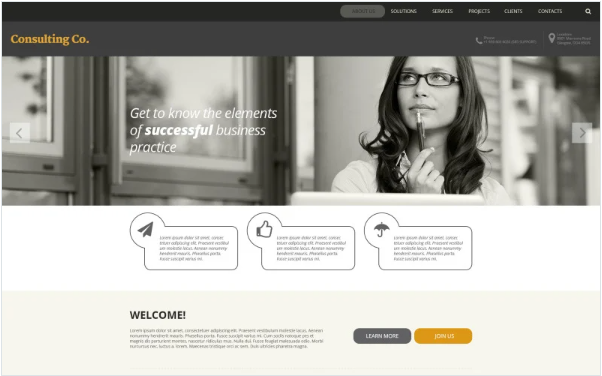 Consulting Co. Website Template