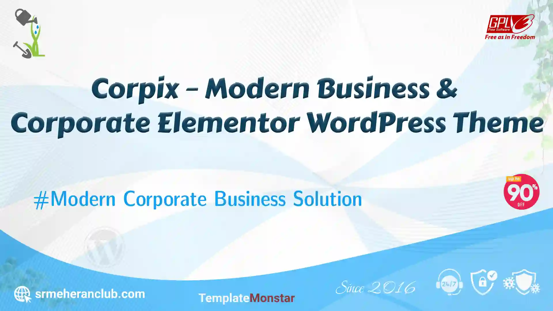 Corpix – Modern Business & Corporate Elementor WordPress Theme — Theme by Templatemonster