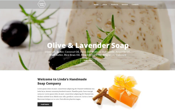 Cosmetics Store Responsive Website Template — Template by Templatemonster