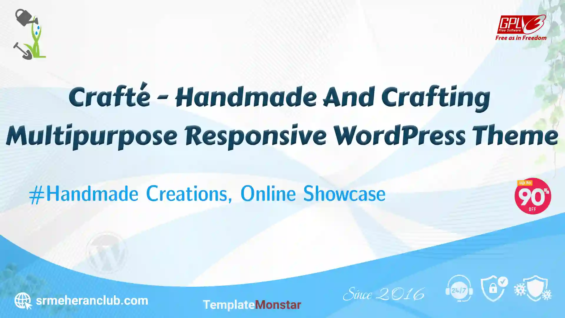 Crafté – Handmade And Crafting Multipurpose Responsive WordPress Theme — Theme by Templatemonster