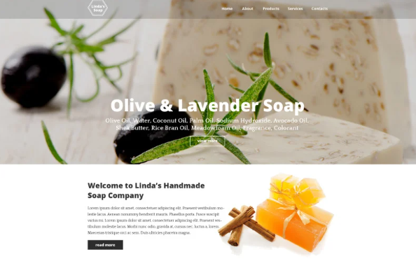 Crafts Responsive Website Template