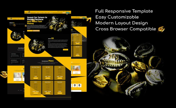 CryptoGold – Modern Dynamic PHP Investment Web App with Database Inclusive — Template by Templatemonster