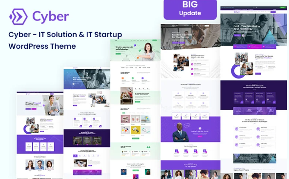 Cyber IT Solution & Business Service HTML5 Template — Template by Templatemonster