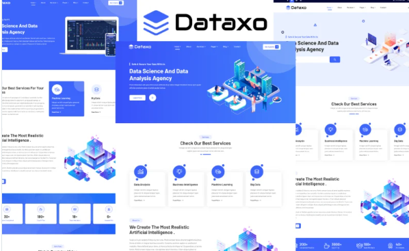Dataxo – Data Science & Analytics Bootstrap 5 HTML Template — Template by Templatemonster
