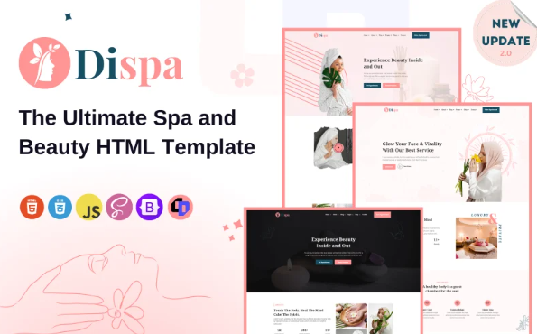 Dispa-The Ultimate HTML Template for Beauty Parlor and Spa: Transform Your Business Today — Template by Templatemonster