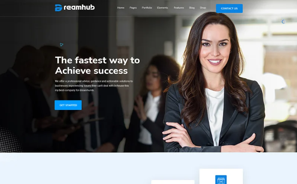 DreamHub Consulting Company HTML5 Template — Template by Templatemonster