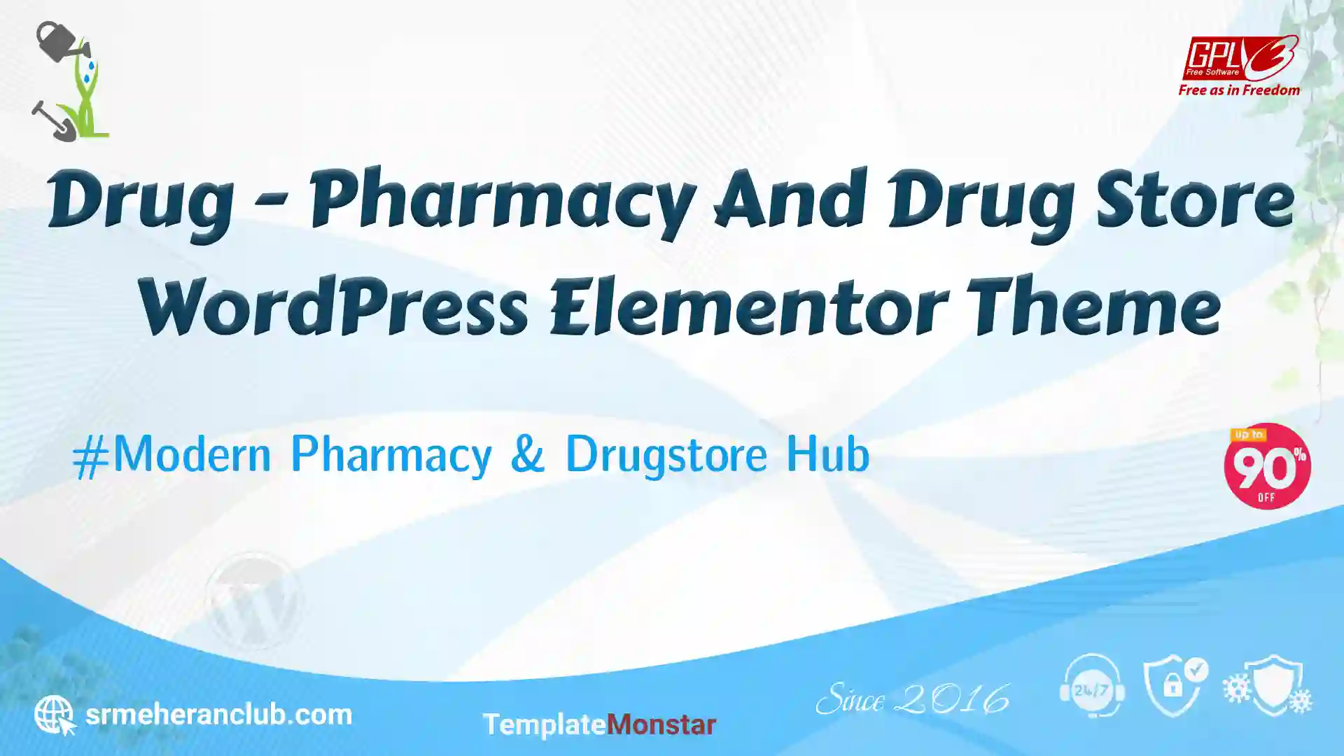 Drug – Pharmacy And Drug Store WordPress Elementor Theme — Theme by Templatemonster