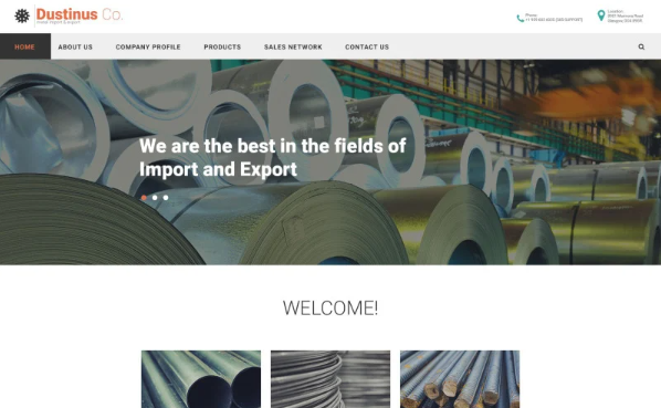 Dustinus Co Website Template