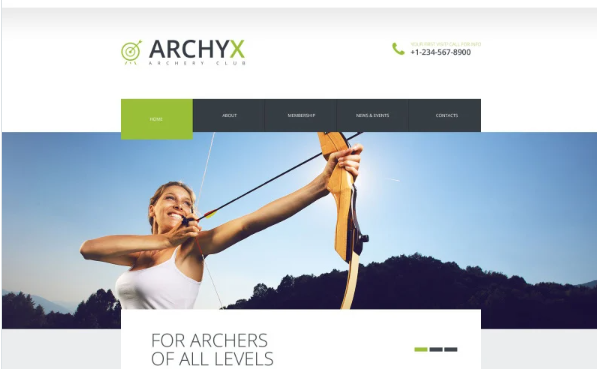 Effective Sports Website Website Template — Template by Templatemonster
