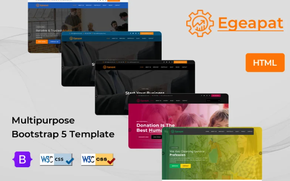 Egeapat – Multipurpose HTML Template — Template by Templatemonster