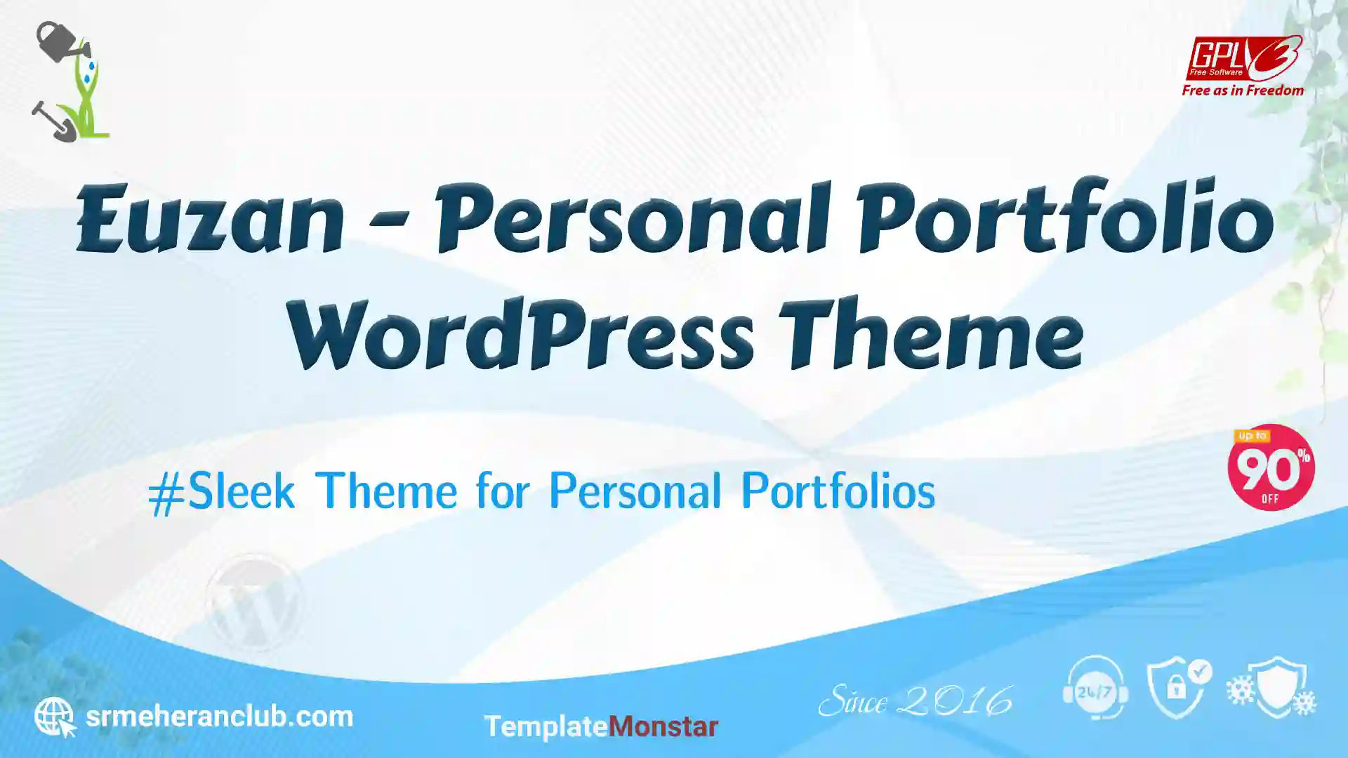 Euzan – Personal Portfolio WordPress Theme — Theme by Templatemonster