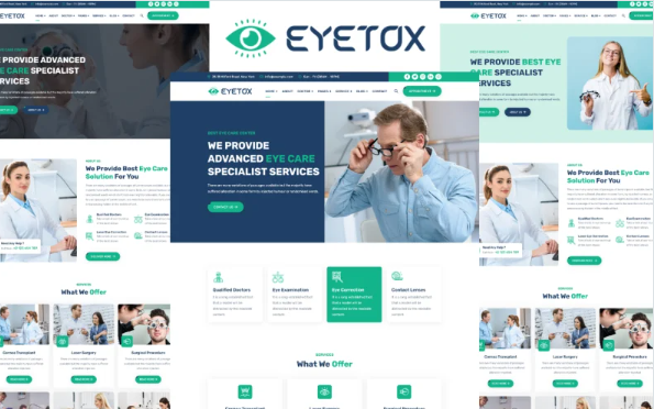 Eyetox – Eye Care And Optometrist HTML5 Template — Template by Templatemonster