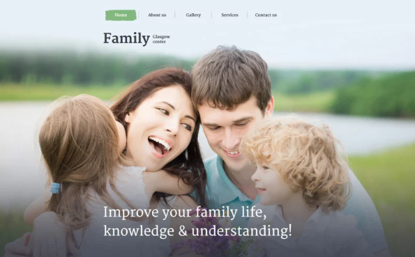Family Centre Website Template