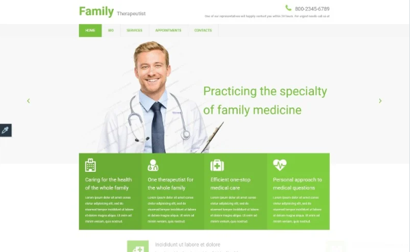 Family Therapeutist Website Template — Template by Templatemonster