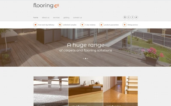 Flooring Co. Website Template