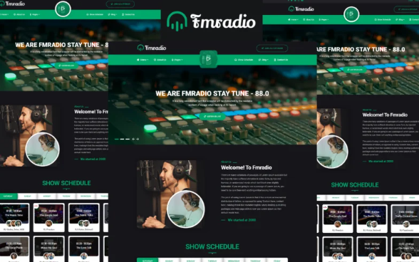 Fmradio – FM Radio Bootstrap HTML5 Template