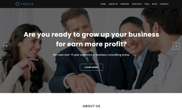 Focus Digital Marketing Agency Website Template — Template by Templatemonster
