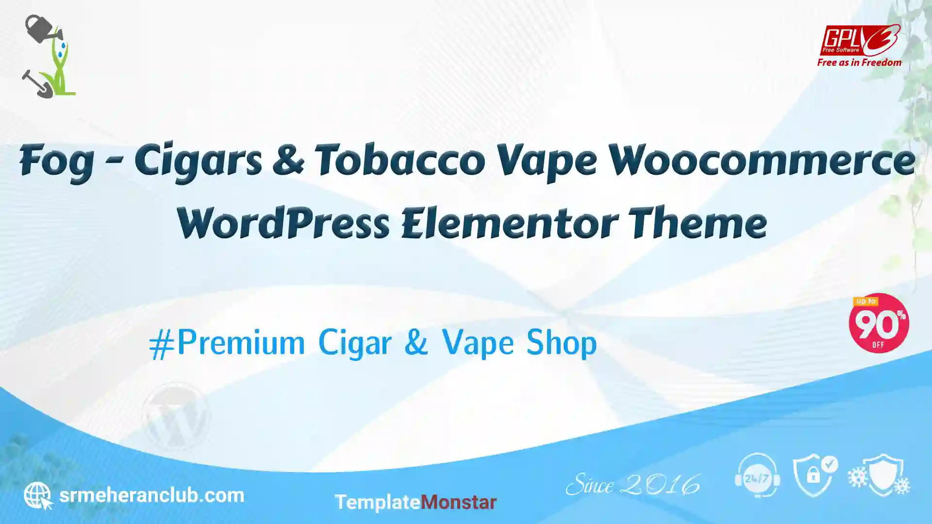 Fog – Cigars & Tobacco Vape Woocommerce WordPress Elementor Theme — Theme by Templatemonster