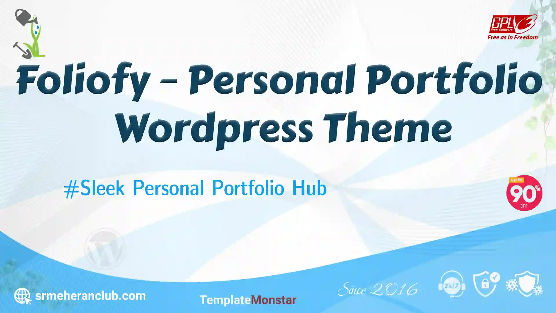 Foliofy – Personal Portfolio WordPress Theme