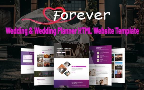 Forever – Wedding & Wedding Planner HTML Template