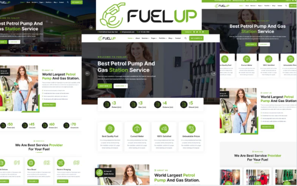 Fuelup – Petrol Pump and Gas Station HTML5 Template — Template by Templatemonster